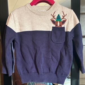 Cat & Jack Sweater with Reindeer Design; size 2T